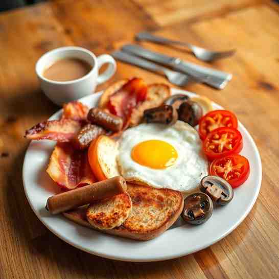 Classic Full English Breakfast